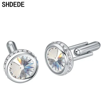 SHDEDE Men Trendy Jewelry Cufflinks High Quality Austrian Crystal from Swarovski Cuff Link Brand Design Popular Gift -18906
SHDEDE Men Trendy Jewelry Cufflinks High Quality Austrian Crystal from Swarovski Cuff Link Brand Design Popular Gift -18906