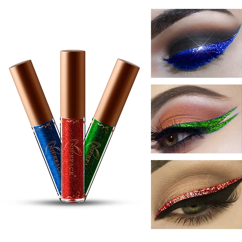 NICEFACE Shimmer Metallic Eyes Liner For Women Make Up Easy to Wear Waterproof Shiny Diamond Liquid Eyeliner Glitter Makeup U
NICEFACE Shimmer Metallic Eyes Liner For Women Make Up Easy to Wear Waterproof Shiny Diamond Liquid Eyeliner Glitter Makeup U