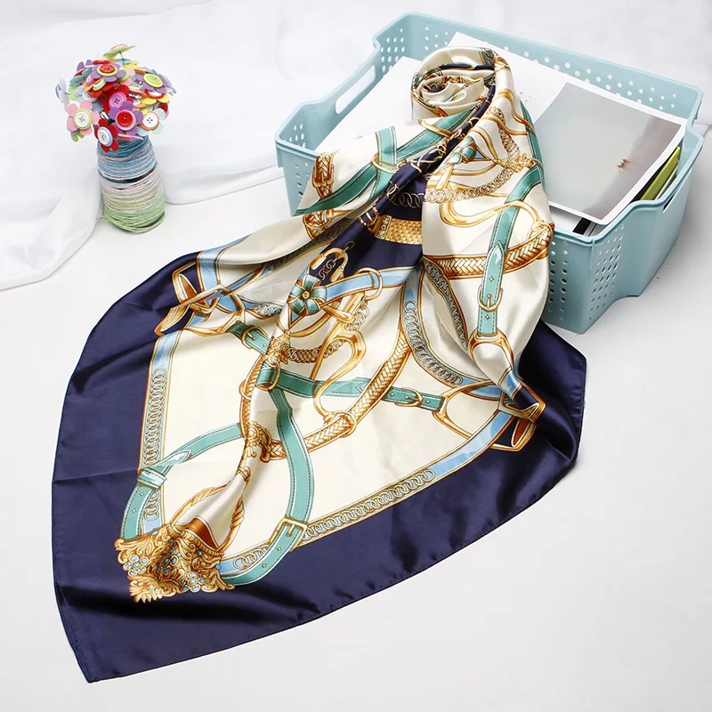 Summer Fashion Scarves for Women Print Satin Silk Scarf Female 90x90cm Square Shawl Bandana Head Large Hijab Scarfs For Ladies
Summer Fashion Scarves for Women Print Satin Silk Scarf Female 90x90cm Square Shawl Bandana Head Large Hijab Scarfs For Ladies