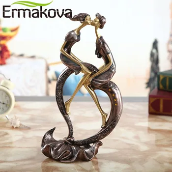 ERMAKOVA 29cm(11.4")Height Passionate Kiss Couple Figurine Lovers Statue Wedding Gift Wine Cabinet Living Room Home Decoration
ERMAKOVA 29cm(11.4")Height Passionate Kiss Couple Figurine Lovers Statue Wedding Gift Wine Cabinet Living Room Home Decoration