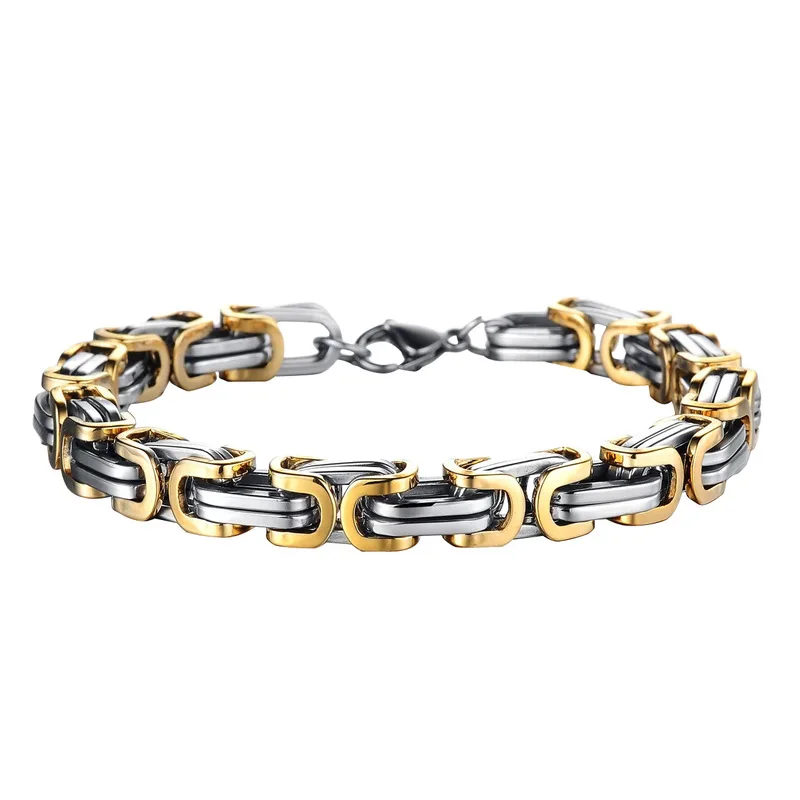 MD Men Silver Stainless Steel Link Chain Bracelets & Bangles Men's Cuff Wristband Biker Motorcycle Bracelet
MD Men Silver Stainless Steel Link Chain Bracelets & Bangles Men's Cuff Wristband Biker Motorcycle Bracelet