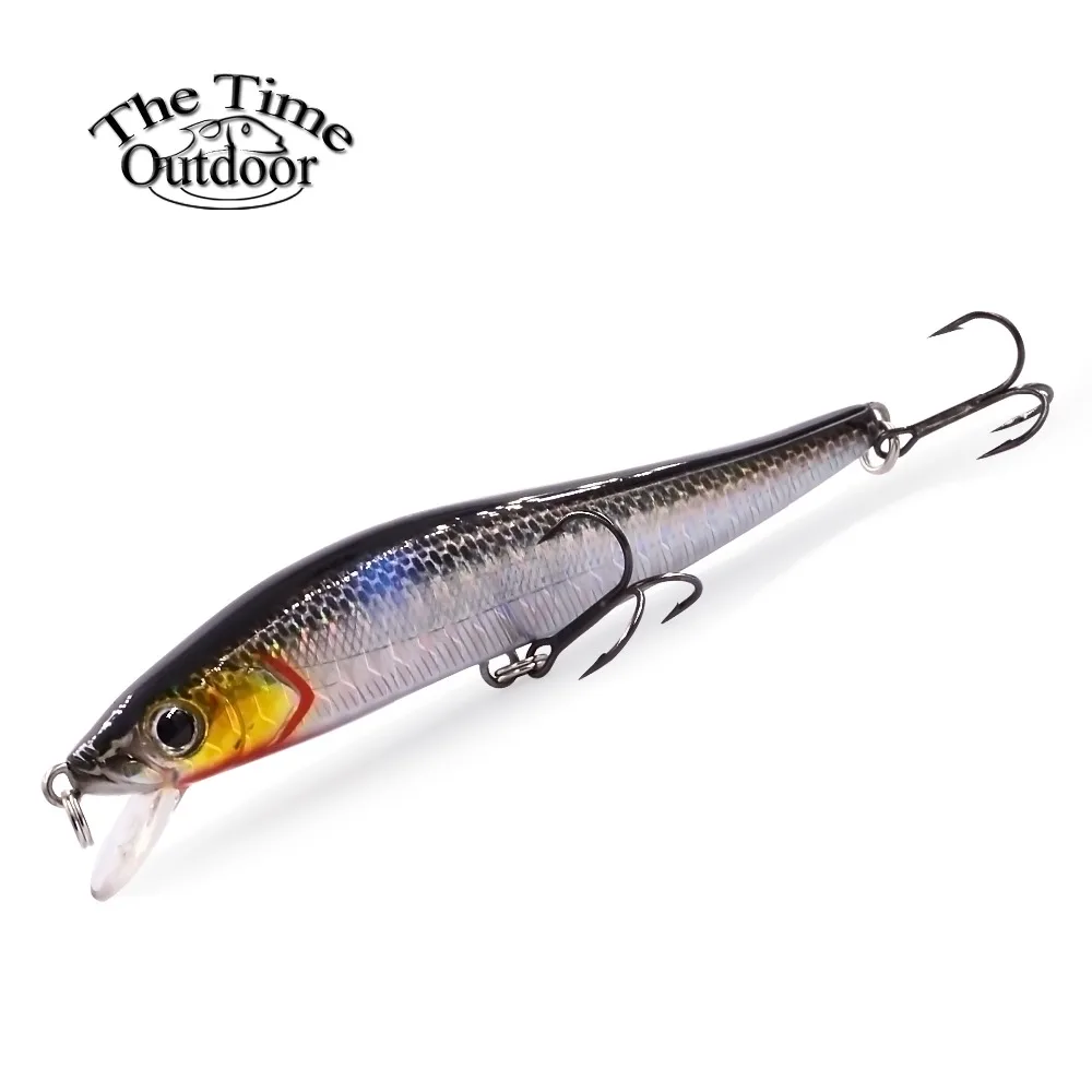 The Time Brand floating minnow fishing lure bait 100mm 9g artificial lures jerkbait for bass pike fish fishing
The Time Brand floating minnow fishing lure bait 100mm 9g artificial lures jerkbait for bass pike fish fishing