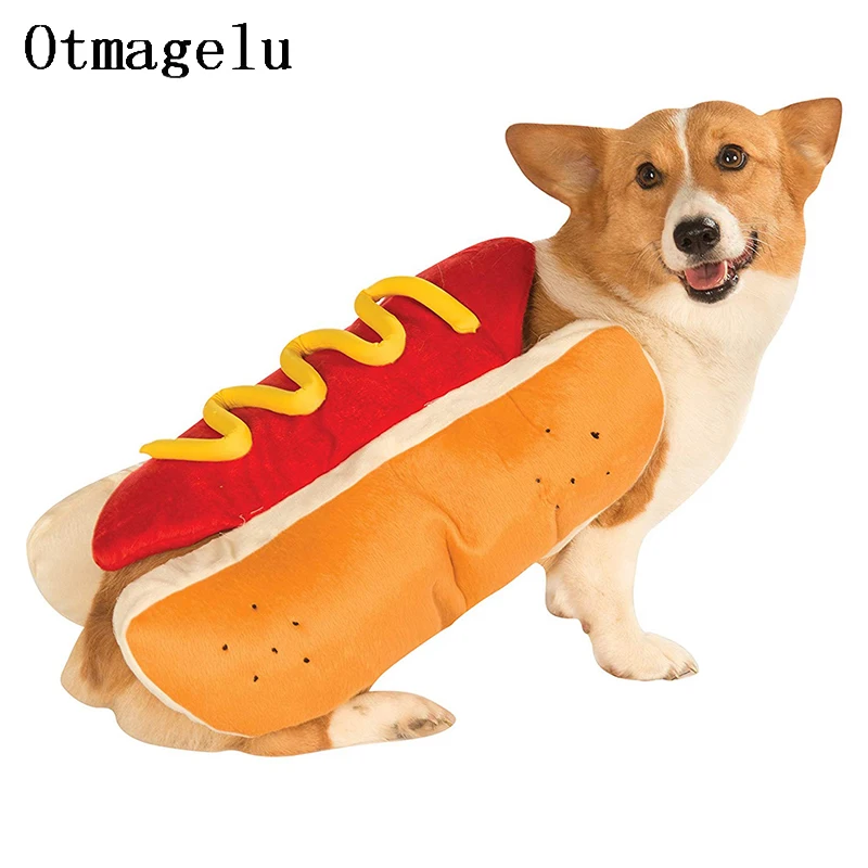Funny Pet Cat Dog Sausage Costumes Small Dog Apparel Clothes For Halloween Party Hamburger Cosplay Costume Cloak Dog Accessories
Funny Pet Cat Dog Sausage Costumes Small Dog Apparel Clothes For Halloween Party Hamburger Cosplay Costume Cloak Dog Accessories