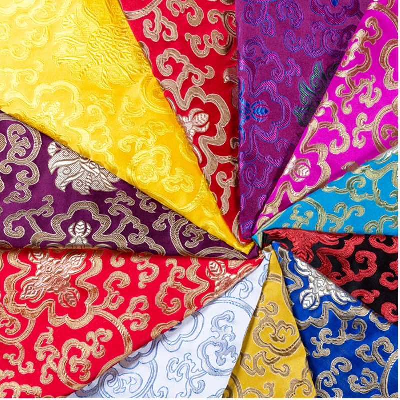 Man-made Silk Imitate Silk Woven Brocade Fabric for Clothes and Furniture Upholstery Cloth width 0.75m*length 1m A42
Man-made Silk Imitate Silk Woven Brocade Fabric for Clothes and Furniture Upholstery Cloth width 0.75m*length 1m A42
