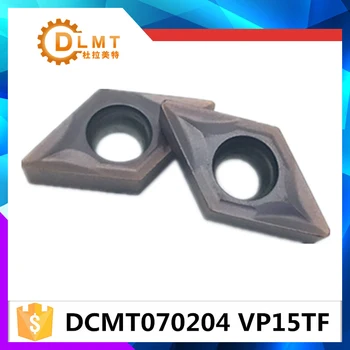 20pcs DCMT070204 VP15TF Internal Turning Tools Carbide inserts Cutting Tool CNC Tools Lathe tools Lathe cutter
20pcs DCMT070204 VP15TF Internal Turning Tools Carbide inserts Cutting Tool CNC Tools Lathe tools Lathe cutter