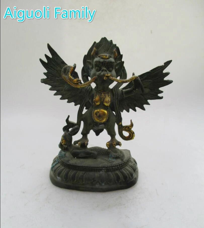 Редкая старая бронзовая позолоченная резная статуя Garuda! Статуя/художественная коллекция антикварная индийская птица Garuda
Редкая старая бронзовая позолоченная резная статуя Garuda! Статуя/художественная коллекция антикварная индийская птица Garuda