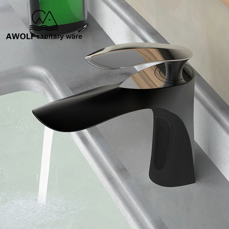 Bathroom Sink Faucet Basin Faucets Elegant Hot and Cold Water Basin Mixer Tap Toilet Sink Single Handle Single Hole Taps ML8030
Bathroom Sink Faucet Basin Faucets Elegant Hot and Cold Water Basin Mixer Tap Toilet Sink Single Handle Single Hole Taps ML8030