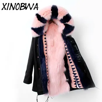 Europe New Women's Winter High Fashion Big Real Fox Fur Collar And Liner Thick Warm Long Jackets Female Plus Size Coats Parkas
Europe New Women's Winter High Fashion Big Real Fox Fur Collar And Liner Thick Warm Long Jackets Female Plus Size Coats Parkas
