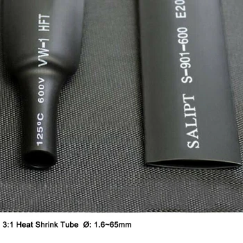 1-20Meters 1.6mm-65mm Dual Wall Heat Shrink Tube 3:1 Black Ratio Adhesive Lined with Glue Tubing Wrap Wire Cable
1-20Meters 1.6mm-65mm Dual Wall Heat Shrink Tube 3:1 Black Ratio Adhesive Lined with Glue Tubing Wrap Wire Cable
