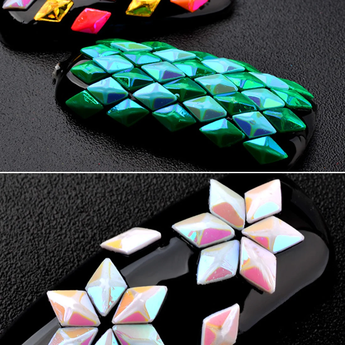New Lozenge Slice DIY Decoration 12 Bottle/Set Sparkly Laser 3D Rhombus Paillette Nail Art Glitter Tips Irregular Shining
New Lozenge Slice DIY Decoration 12 Bottle/Set Sparkly Laser 3D Rhombus Paillette Nail Art Glitter Tips Irregular Shining