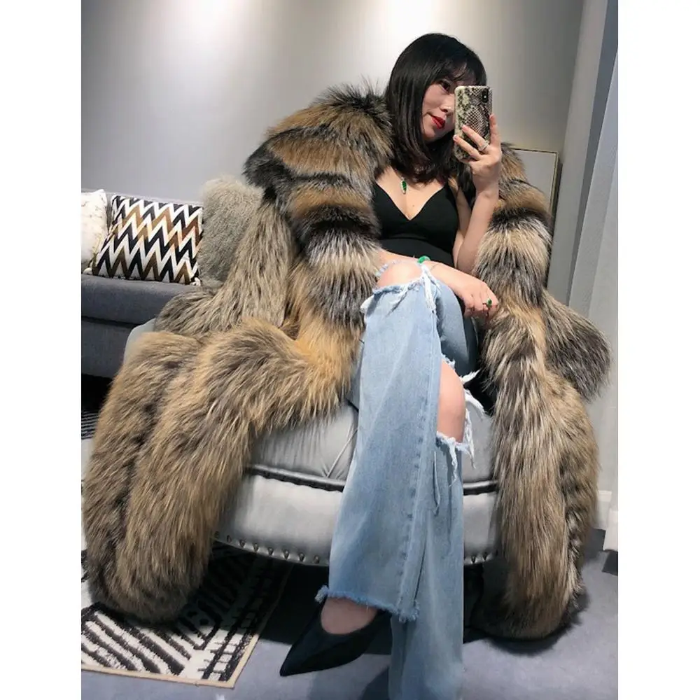 2019 Real Fox Fur Coat Long Style With Turn-Down Collar Winter Natural Fox Fur Jacket Thick Warm Coat
2019 Real Fox Fur Coat Long Style With Turn-Down Collar Winter Natural Fox Fur Jacket Thick Warm Coat
