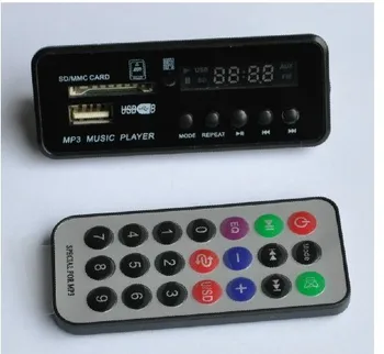 Free Shipping 10pcs/lot mp3 decoder module with remote display radio FM ,can use 12V or 5V
Free Shipping 10pcs/lot mp3 decoder module with remote display radio FM ,can use 12V or 5V