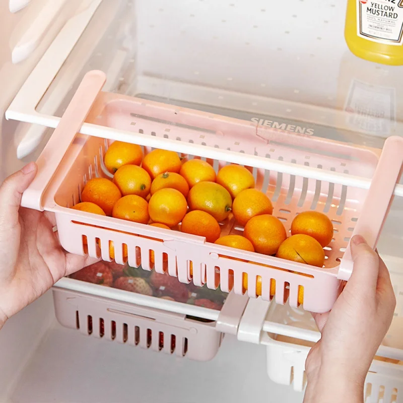 Home Refrigerator Fresh-keeping Racks Holders Household Storage Basket Pull Type Classification Storage Rack Kitchen Supplies
Home Refrigerator Fresh-keeping Racks Holders Household Storage Basket Pull Type Classification Storage Rack Kitchen Supplies
