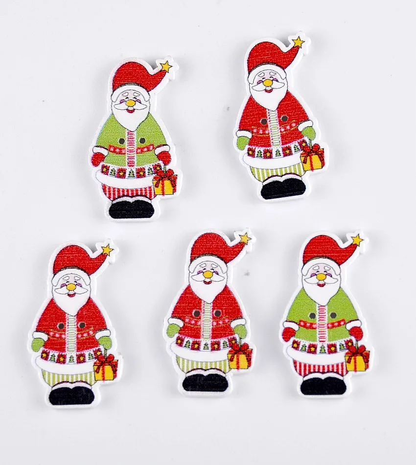 Free shipping -2015 New 100pcs Mixed 2 Holes Santa Claus With Christmas Hat Wood Sewing Buttons Scrapbooking 19x35mm J1573
Free shipping -2015 New 100pcs Mixed 2 Holes Santa Claus With Christmas Hat Wood Sewing Buttons Scrapbooking 19x35mm J1573