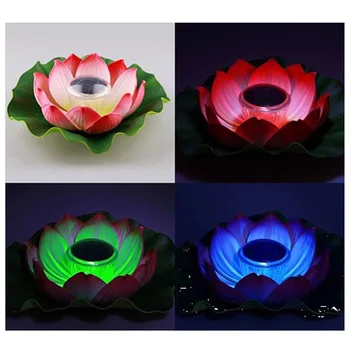 Outdoor Beautiful Solar Lotus Light Flower LED Underwater Light Water Float Light for Swimming Pool Pond Decoration Lighting
Outdoor Beautiful Solar Lotus Light Flower LED Underwater Light Water Float Light for Swimming Pool Pond Decoration Lighting