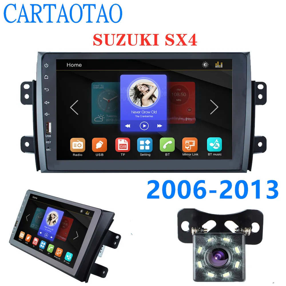 Car Radio Multimedia Video Player Mirror Link (for Android phones) For Suzuki SX4 2006 - 2013 2DIN 9'' car radio Bluetooth MP5
Car Radio Multimedia Video Player Mirror Link (for Android phones) For Suzuki SX4 2006 - 2013 2DIN 9'' car radio Bluetooth MP5