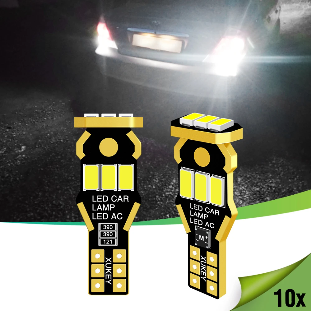 Xukey T15 955 LED W16W 921 912 Wedge Bulbs CAN-bus Car Backup W5W Reverse Lights Tail Reversing Lamp 5730-9SMD Xenon White
Xukey T15 955 LED W16W 921 912 Wedge Bulbs CAN-bus Car Backup W5W Reverse Lights Tail Reversing Lamp 5730-9SMD Xenon White