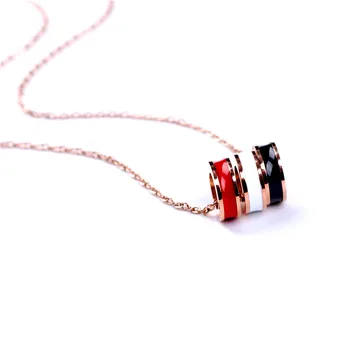 2020 New personality Circle pendant necklace female Crystal from Swarovskis Fashion Jewellery Titanium steel necklace Fit Women
2020 New personality Circle pendant necklace female Crystal from Swarovskis Fashion Jewellery Titanium steel necklace Fit Women