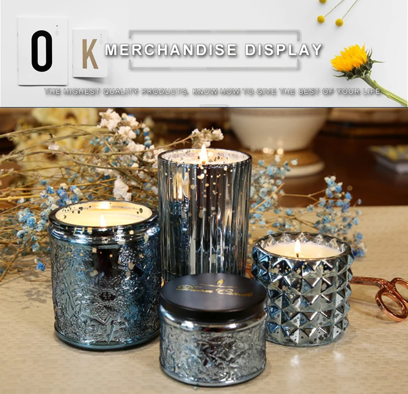 Candle jars (8)