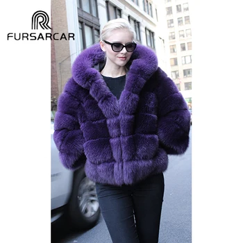 FURSARCAR Fashion New Style Real Fox Fur Coat Women Natural Genuine Fur Female Jacket With Hood Winter Thick Warm Fox Fur Coat
FURSARCAR Fashion New Style Real Fox Fur Coat Women Natural Genuine Fur Female Jacket With Hood Winter Thick Warm Fox Fur Coat