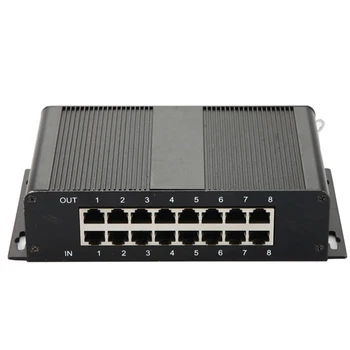 8CH IP Camera Network RJ45 Surge Protector Protection Device Lightning Arrester for 100M LAN Ethernet Network Surge Protector
8CH IP Camera Network RJ45 Surge Protector Protection Device Lightning Arrester for 100M LAN Ethernet Network Surge Protector