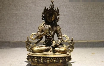 USPS to USA S2801 9 Tibet Monastery Copper Bronze Gilt inlay crystal Vajradhara Vajrasattva Buddha
USPS to USA S2801 9 Tibet Monastery Copper Bronze Gilt inlay crystal Vajradhara Vajrasattva Buddha