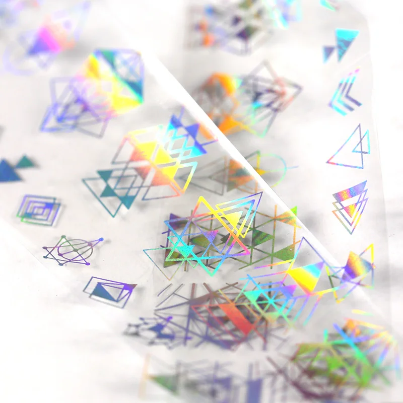 4*100cm/Roll Geometric Shape Design Nails Art Transfer Stickers Laser Starry Decals For Nails Art Decorations Manicure
4*100cm/Roll Geometric Shape Design Nails Art Transfer Stickers Laser Starry Decals For Nails Art Decorations Manicure