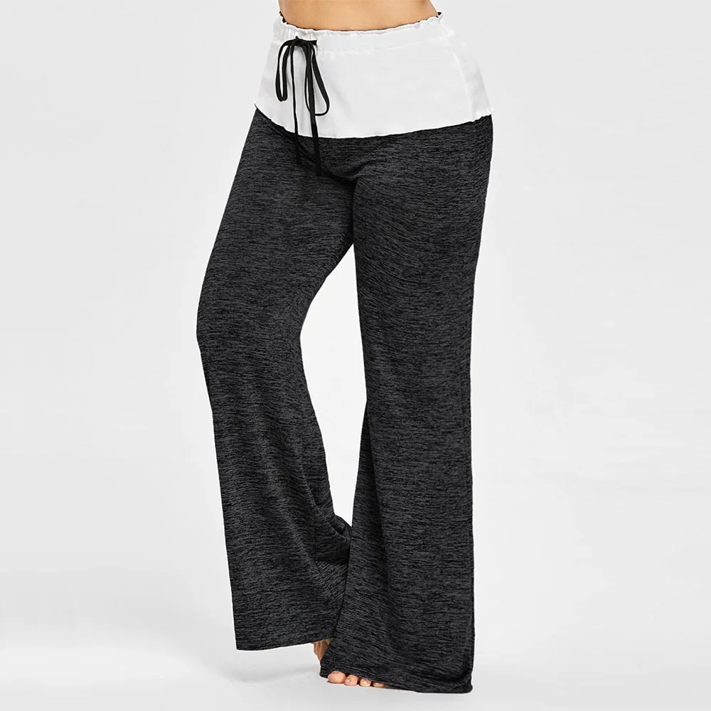 Rosegal High Waisted Plus Size Wide Legged Pants Micro-Elastic Drawstring Women Casual Women Loose Gym Pants 2019
Rosegal High Waisted Plus Size Wide Legged Pants Micro-Elastic Drawstring Women Casual Women Loose Gym Pants 2019