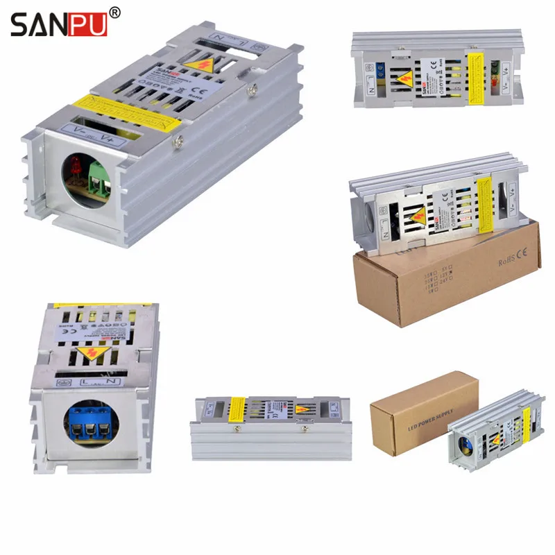 SANPU LED Drivers 12V 110V 220V AC-DC Lighting Transformers 35W 2A Switch Power Supplies Aluminum Full Container Load Wholesale
SANPU LED Drivers 12V 110V 220V AC-DC Lighting Transformers 35W 2A Switch Power Supplies Aluminum Full Container Load Wholesale