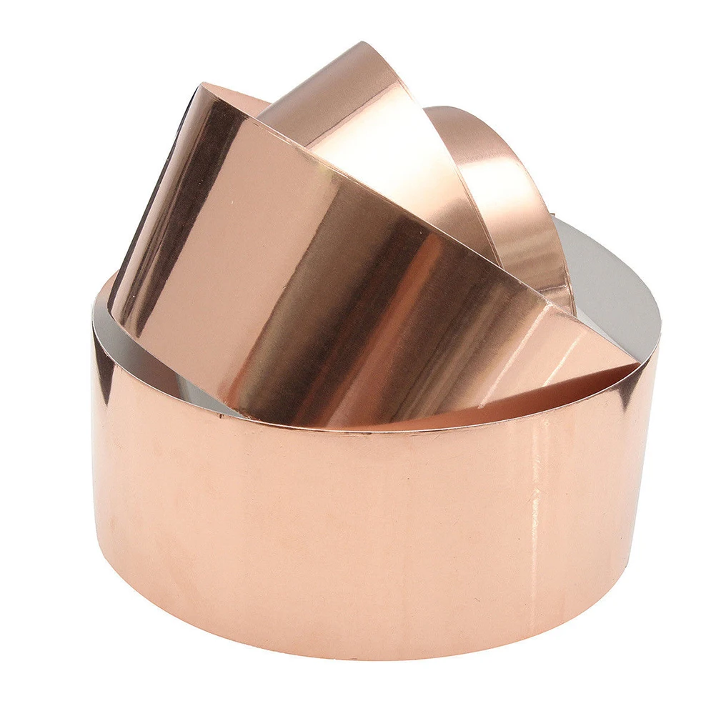 2018 New 30 Meters 5mm Single Conductive Adhesive Copper Foil Tape EMI Shielding Heat Resist For Electric Guitar
2018 New 30 Meters 5mm Single Conductive Adhesive Copper Foil Tape EMI Shielding Heat Resist For Electric Guitar