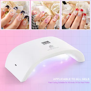 USB LCD Display Nail Dryer 36W ABS plastic brand new Nail Dryers LED Nail Manicure lamp with dual light source
USB LCD Display Nail Dryer 36W ABS plastic brand new Nail Dryers LED Nail Manicure lamp with dual light source
