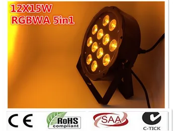 12x15W LED Par Lights LED par RGBWA 5in1 LED Par Can Par64 led spotlight dj light 5/9 canales dmx controll
12x15W LED Par Lights LED par RGBWA 5in1 LED Par Can Par64 led spotlight dj light 5/9 canales dmx controll
