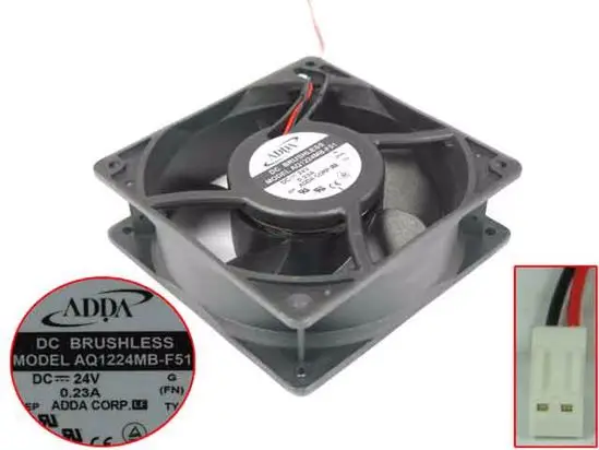 Охлаждающий вентилятор для сервера ADDA AQ1224MB-F51 DC 24V 0.23A 120x120x38 мм, 2 провода
Охлаждающий вентилятор для сервера ADDA AQ1224MB-F51 DC 24V 0.23A 120x120x38 мм, 2 провода