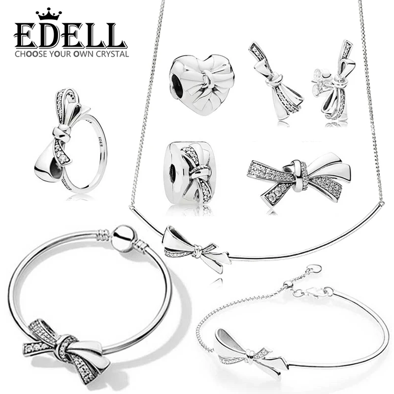EDELL 100% 925 Sterling Silver 1:1 Genuine Gorgeous Bow Charm Labradorite Beads Bracelet Earring Ring Security Clip Necklace 
EDELL 100% 925 Sterling Silver 1:1 Genuine Gorgeous Bow Charm Labradorite Beads Bracelet Earring Ring Security Clip Necklace