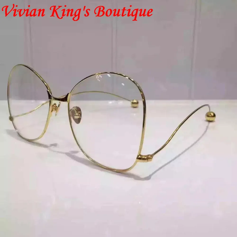 Vintage Oversized Glasses for Men and Women Clear Lens Metal Frame Optical Glass Frame Anti UV Gafas De So JWW147
Vintage Oversized Glasses for Men and Women Clear Lens Metal Frame Optical Glass Frame Anti UV Gafas De So JWW147