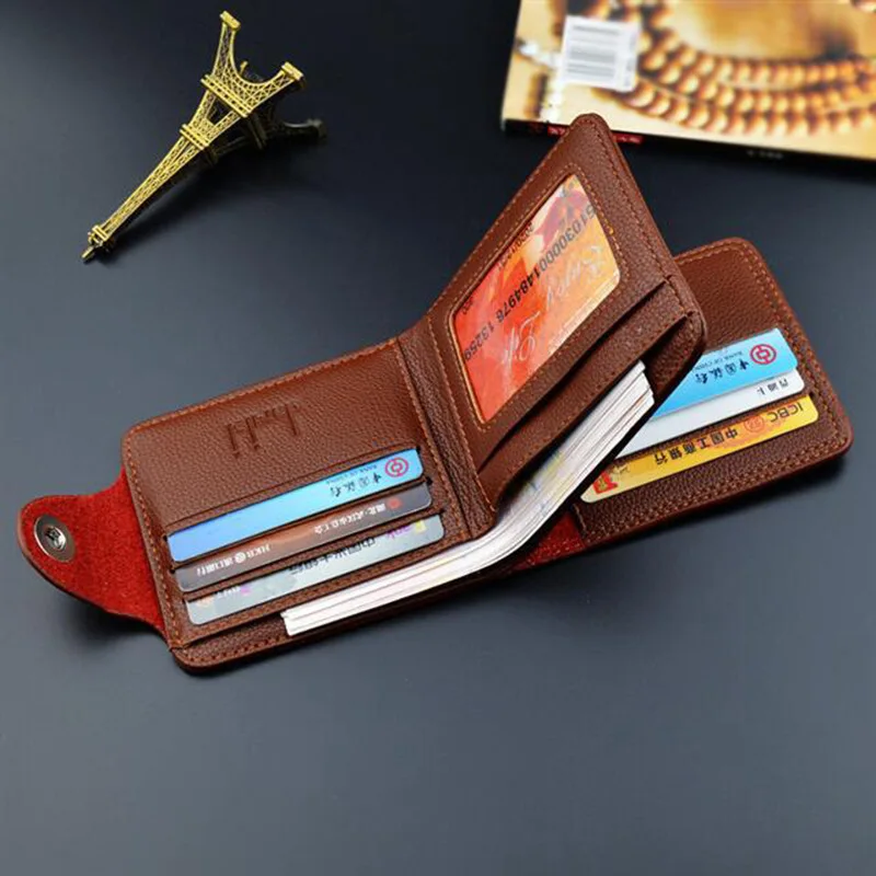 trifold high quality vintage men short wallets driving license business credit card holder PU leather hasp thin slim small purse
trifold high quality vintage men short wallets driving license business credit card holder PU leather hasp thin slim small purse