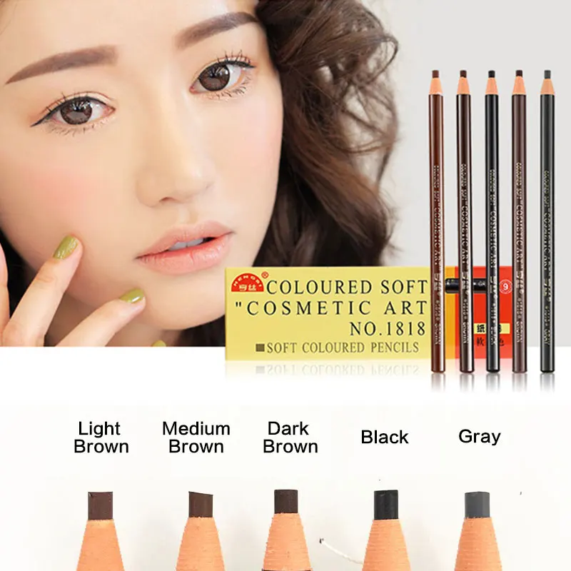 5pcs/set Eyebrow Pencil Makeup Eyebrow Enhancers Cosmetic Art Waterproof Tint Stereo Types Coloured Beauty Eye Brow Pen Tools
5pcs/set Eyebrow Pencil Makeup Eyebrow Enhancers Cosmetic Art Waterproof Tint Stereo Types Coloured Beauty Eye Brow Pen Tools