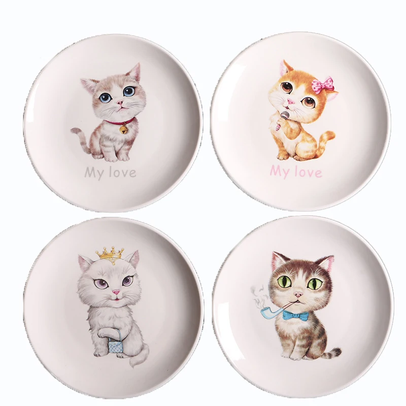 NGAI Breakfast Plate Steak dishes Salad Tray Creative Western Dinner Plate Tableware Of Cat Style Pottery And Porcelain Plate
NGAI Breakfast Plate Steak dishes Salad Tray Creative Western Dinner Plate Tableware Of Cat Style Pottery And Porcelain Plate
