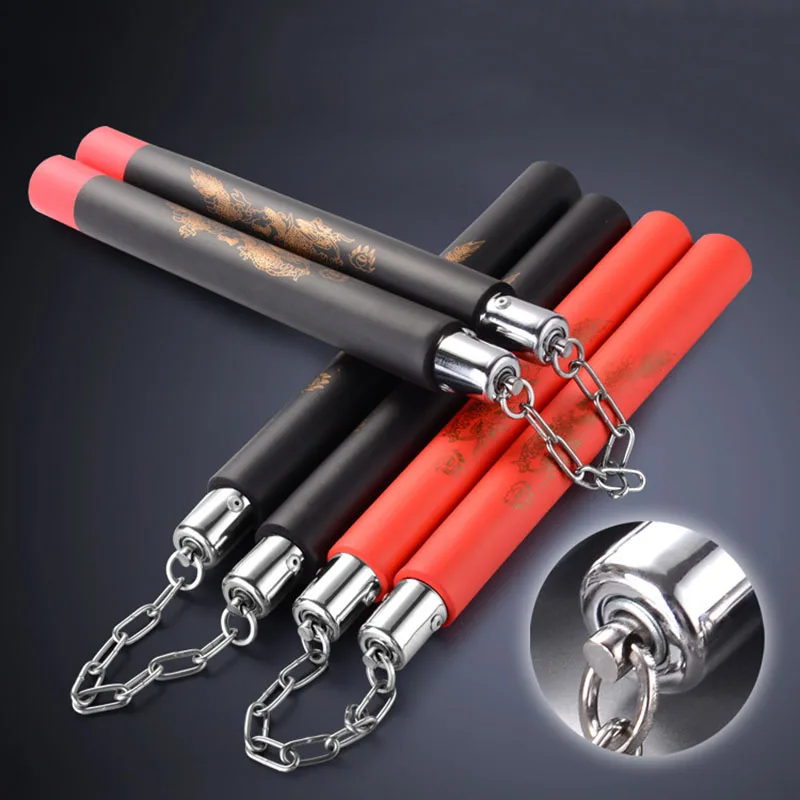 Martial Arts Nunchakus Dragon Sponge Thickening Nunchaku Bruce Lee Kung Fu Black Red Stick Children Adult Sports Entertainment
Martial Arts Nunchakus Dragon Sponge Thickening Nunchaku Bruce Lee Kung Fu Black Red Stick Children Adult Sports Entertainment