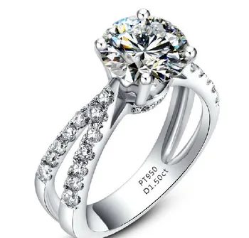1.5CT Round Semi Mount Pure 18K White Gold Ring Diamond Au750 White Gold Female Long Finger Ring With Stones
1.5CT Round Semi Mount Pure 18K White Gold Ring Diamond Au750 White Gold Female Long Finger Ring With Stones