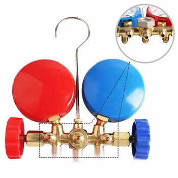 A/C Diagnostic Manifold Gauge Refrigeration Air Conditioning Tool Set Sn For All Car A/C With Hose And Hook Kit R12 R22 R502 
A/C Diagnostic Manifold Gauge Refrigeration Air Conditioning Tool Set Sn For All Car A/C With Hose And Hook Kit R12 R22 R502