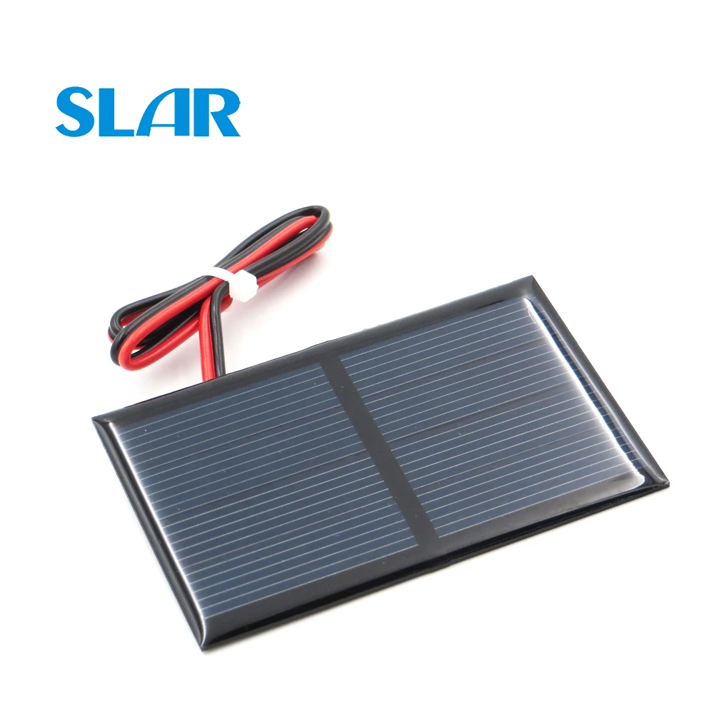 Solar Panel Polycrystalline Silicon 2V 300mA with 30cm extend cable DIY Battery Charger Module Mini Solar Cell wire toy
Solar Panel Polycrystalline Silicon 2V 300mA with 30cm extend cable DIY Battery Charger Module Mini Solar Cell wire toy