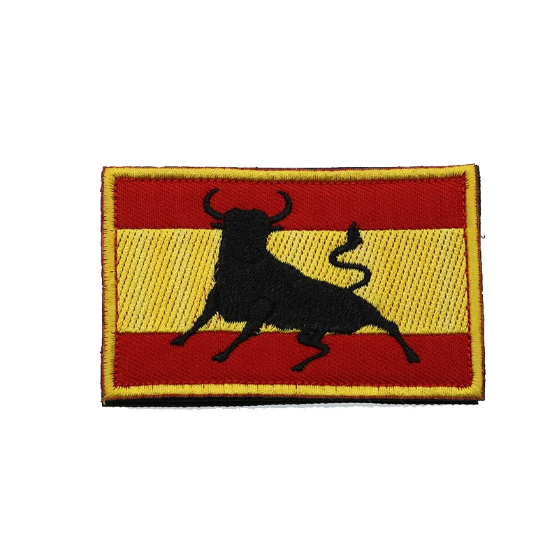 Spain Bull Flag 3D Embroidery Badge Armband Patch Patch Individual Embroidery Badge Ironing Backpack Patch Patch 8*5cm
Spain Bull Flag 3D Embroidery Badge Armband Patch Patch Individual Embroidery Badge Ironing Backpack Patch Patch 8*5cm