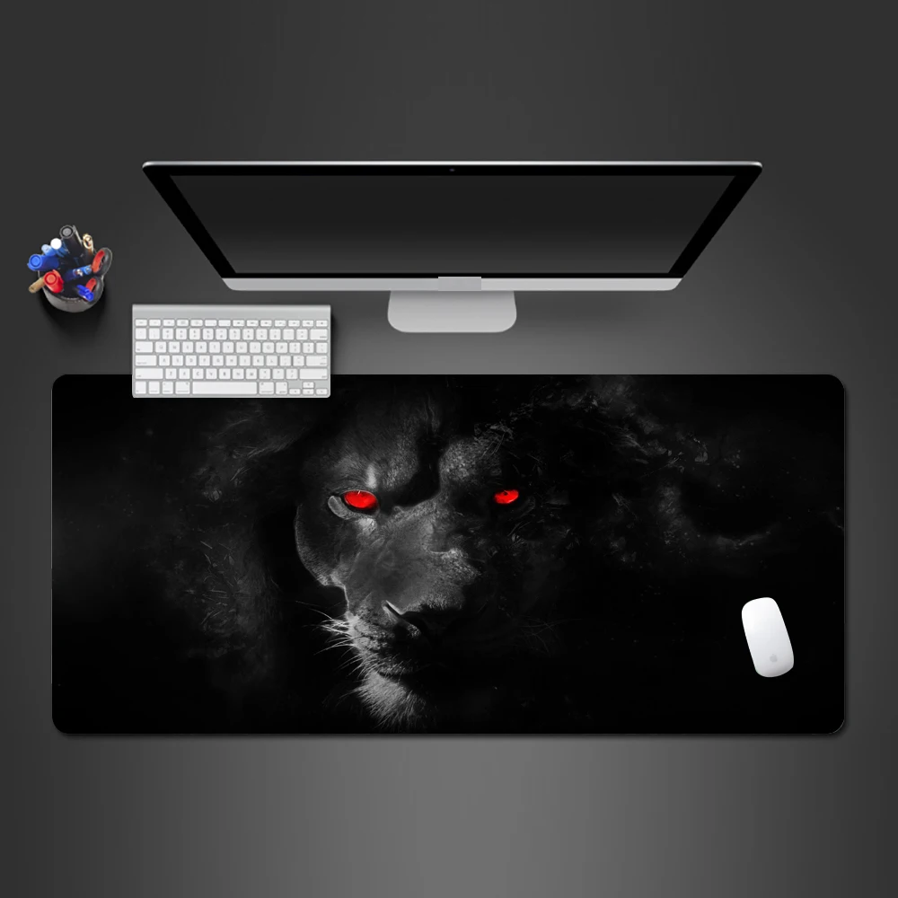 Super Cool Red Eye Black Lion Mouse Pad High Quality Rubber Lock Large Mouse Pad Gamer's Game Accessories Computer Table Mat
Super Cool Red Eye Black Lion Mouse Pad High Quality Rubber Lock Large Mouse Pad Gamer's Game Accessories Computer Table Mat