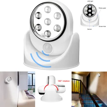 New Motion Activated Sensor Wireless Security Light Wall Lamp Battery Power garden, balcony, yard light rotates 180 degrees
New Motion Activated Sensor Wireless Security Light Wall Lamp Battery Power garden, balcony, yard light rotates 180 degrees