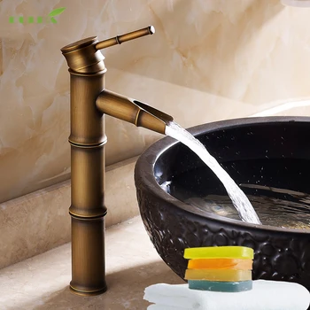 Luxury Waterfall Basin Faucets Bathroom Sink Faucet Kitchen Wash Vessel Mixer Taps Antique Bronze Brass Copper Free shipping
Luxury Waterfall Basin Faucets Bathroom Sink Faucet Kitchen Wash Vessel Mixer Taps Antique Bronze Brass Copper Free shipping