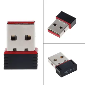 150Mbps USB 2.0 Wireless USB WiFi Adapter Wireless Networking Card 802.11 b/g/n 2.4GHz LAN Adapter Antenna Wi-fi Adapters
150Mbps USB 2.0 Wireless USB WiFi Adapter Wireless Networking Card 802.11 b/g/n 2.4GHz LAN Adapter Antenna Wi-fi Adapters