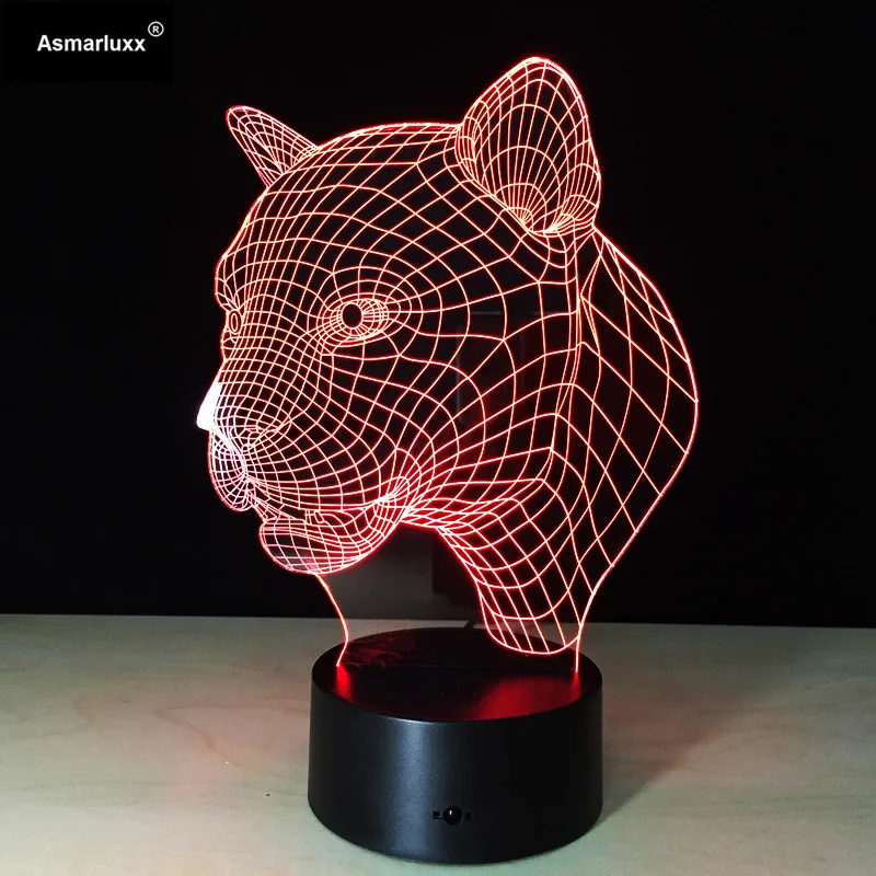 Leopard Table Illusion Animal LED Night Light Luces Decorativas RGB Lampada De led Christmas Decorations For Home Birthday Gift
Leopard Table Illusion Animal LED Night Light Luces Decorativas RGB Lampada De led Christmas Decorations For Home Birthday Gift