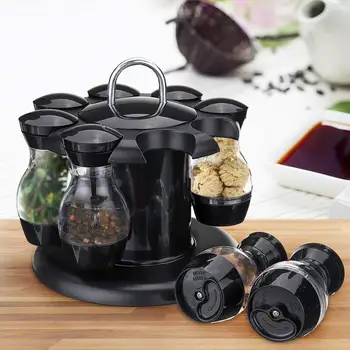 Salt And Pepper Shakers Set Of 8 Bottles With 360°Rotating Holder - Salt & Pepper Shaker Set | Oil And Vinegar Dispenser Set |
Salt And Pepper Shakers Set Of 8 Bottles With 360°Rotating Holder - Salt & Pepper Shaker Set | Oil And Vinegar Dispenser Set |