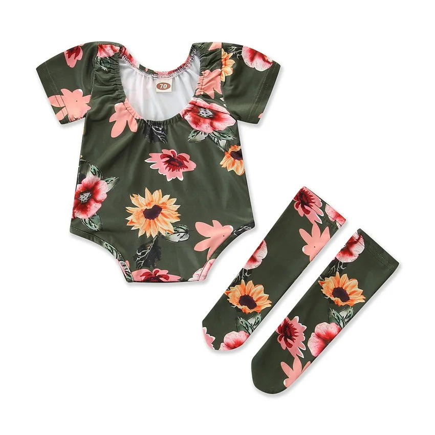 Newborn Infant Baby Girl Summer Flower Bodysuits + Leg Warmers Summer Cute Outfits Clothes Sets 0-24M
Newborn Infant Baby Girl Summer Flower Bodysuits + Leg Warmers Summer Cute Outfits Clothes Sets 0-24M